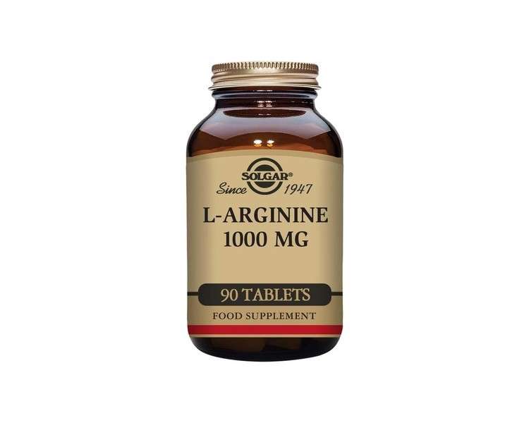 Solgar L-Arginine 1000mg Tablets 90