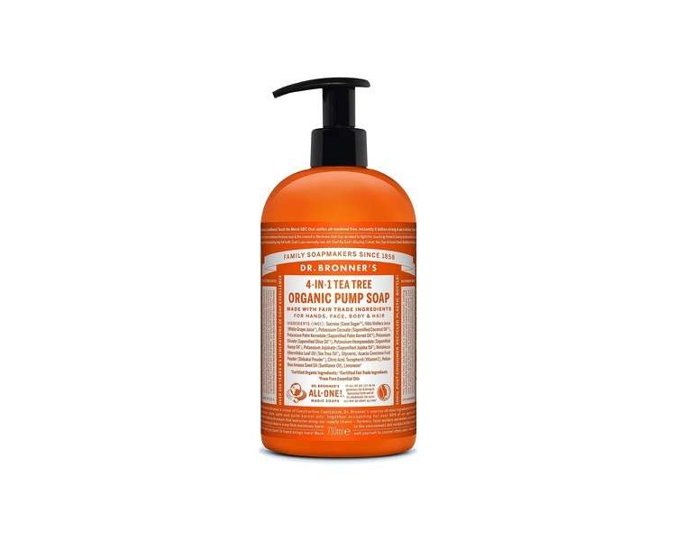 Dr. Bronner's Organic Tea Tree Sugar Soap 355ml