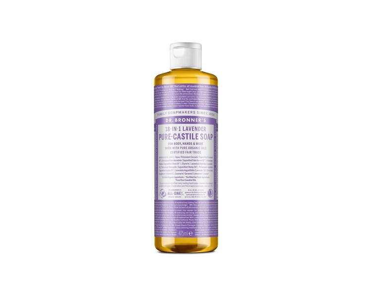 Dr. Bronner's Pure Castile Liquid Soap Lavender 475ml