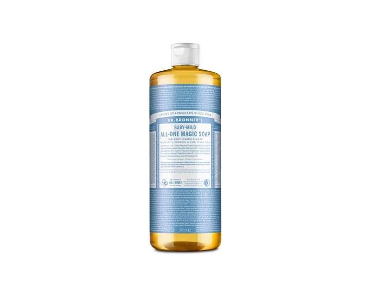 Dr Bronner Baby Mild All-One Magic Soap 945ml Unscented