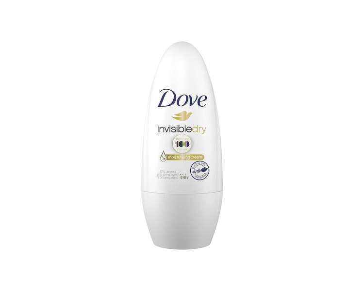 Dove Invisible Dry Roll-On Deodorant Antiperspirant 50ml