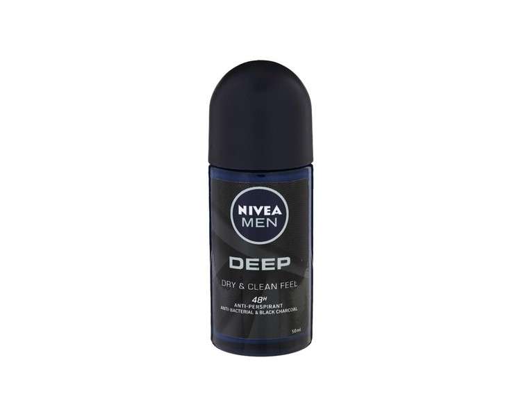 Nivea Deep Dark Wood Roll-On Men's Deodorant 50ml