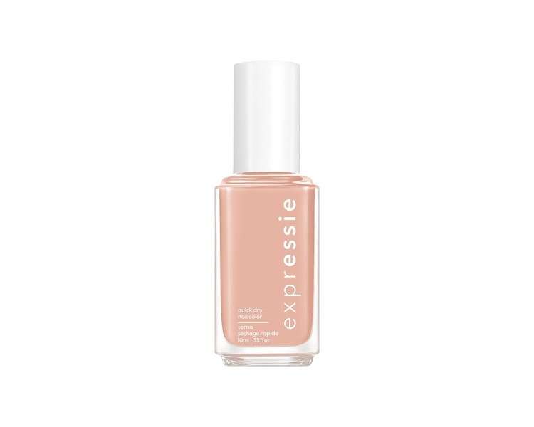 Essie Expressie Nail Polish Quick Dry Formula Vegan Angled Brush Pink Nude Nail Varnish 60 Buns Up 10ml