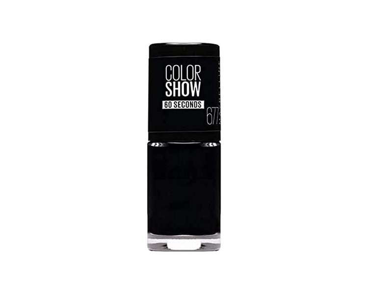 Maybelline Colour Show Nail Polish 7ml 677 Blackout