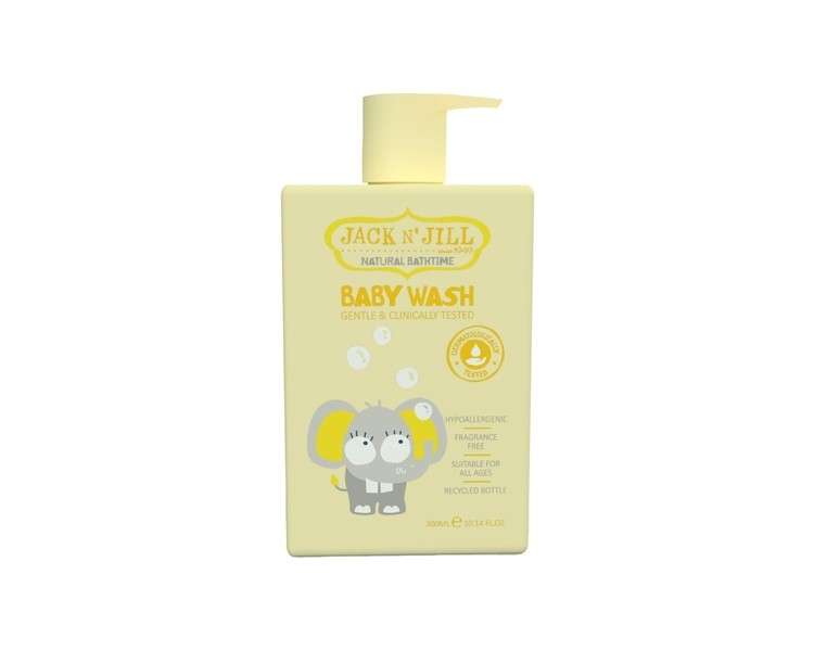 Jack N' Jill Natural Fragrance Free Baby Wash 300ml