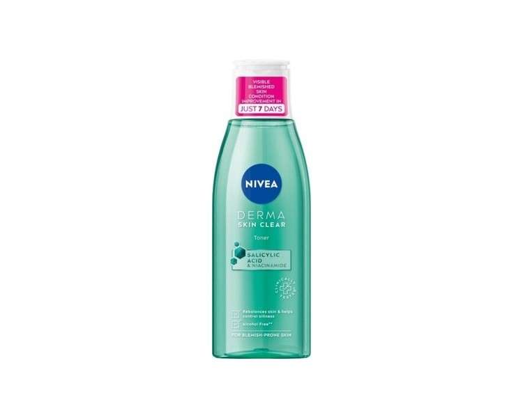 Nivea Derma Skin Clear Face Toner with Salicylic Acid and Niacinamide 200ml