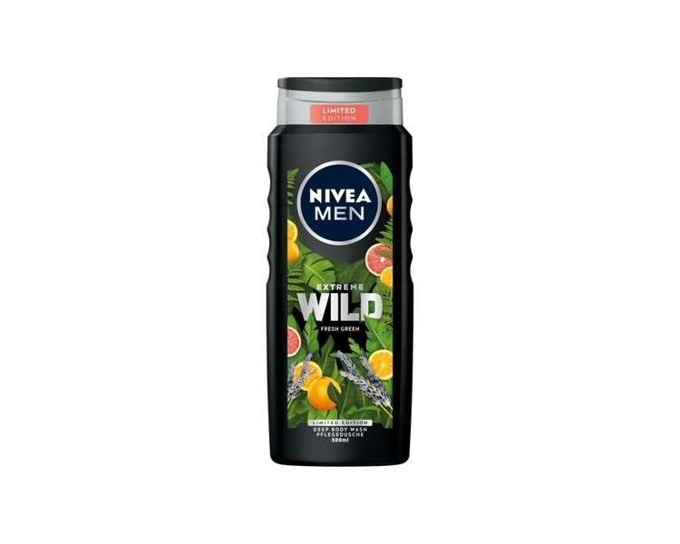 Nivea Men Extreme Wild Fresh Green Shower Gel 500ml