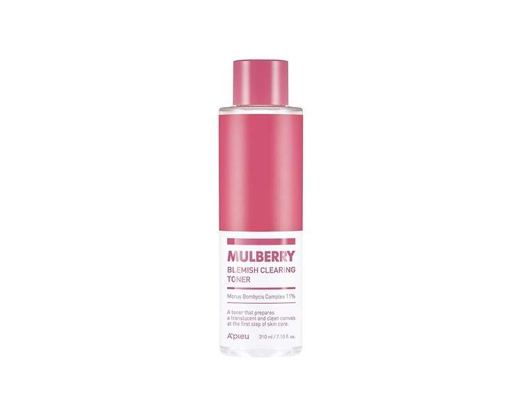 Mulberry Blemish Clearing Toner 7.10 fl oz (210ml) - Korean Skin Care for Dry and Combination Skin Types