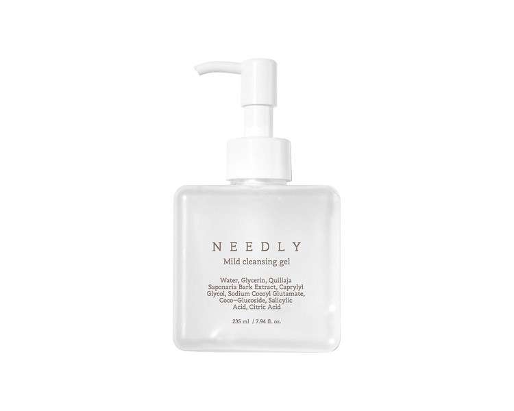 NEEDLY pH Balanced Hydration Cleanser Mild Cleansing Gel for Acne Clarifying Solution