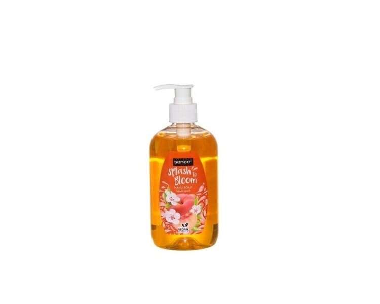 Sence Pump Hand Soap Splash to Bloom Peach 500ml - Pack of 15