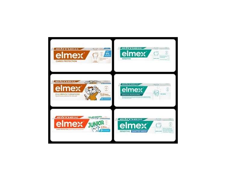 Elmex Anti-Cavity Junior Toothpaste with Sensory Whitening 75ml