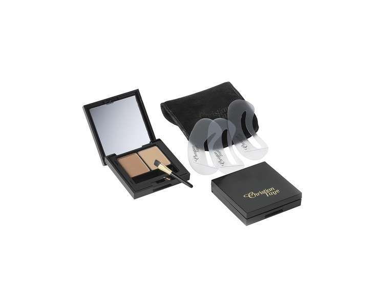 Christian Faye Brown Eyebrow Make Up Duo