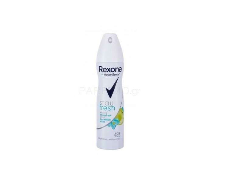 Rexona Stay Fresh Poppy & Apple antiperspirant deodorant spray 150ml