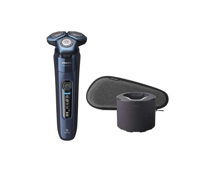 Philips S7782/50 Shaver Series 7000 Wet & Dry Beard Trimmer Midnight Blue