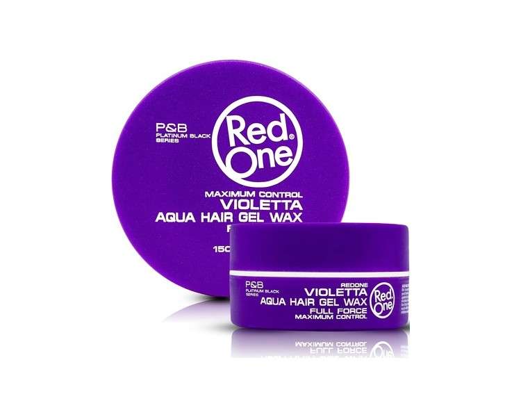 RedOne Aqua Hair Gel Wax Maximum Control Violet 150ml