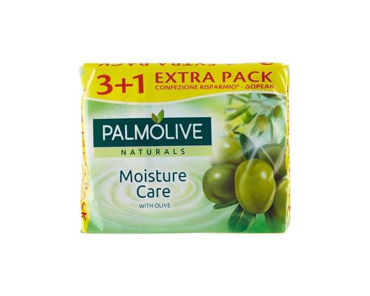 Palmolive Naturals Soap Enriched with Olive Extract 360g - Pack of 4