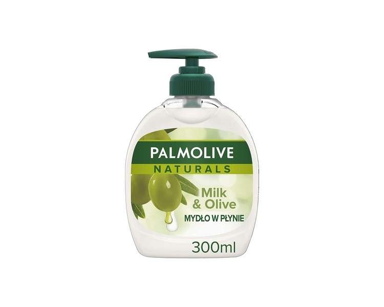 Palmolive Naturals Milk & Olive Cream Liquid Soap with Dispenser 300ml