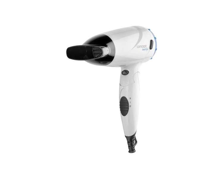 Concept Household Beautiful VV5741 Hair Dryer 1500W with Folding Handle Blue