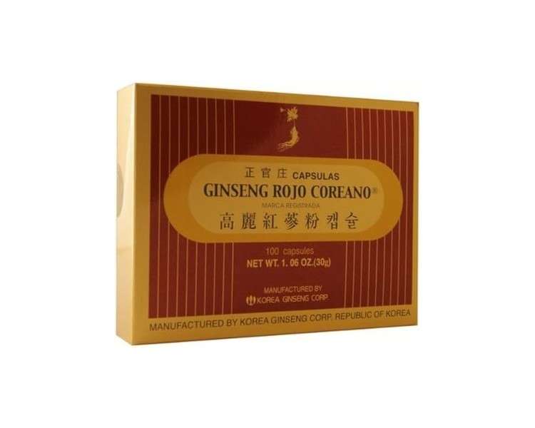 Korean Red Ginseng 100 Capsules