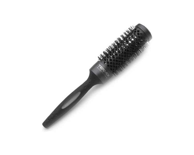 Termix Evolution Plus Hairbrush for Thick Hair with Ionized Bristles Black 32mm