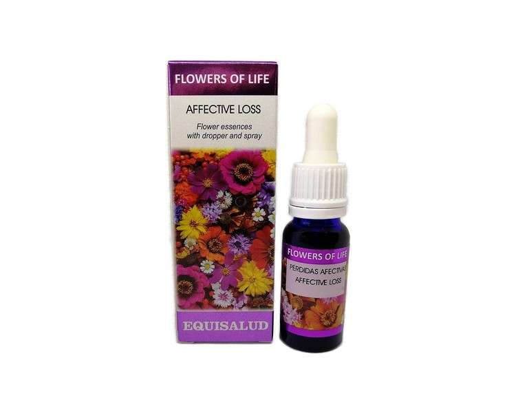 Flowers of Life Affective Loss Certified Organic Natural Flower Remedy 15ml Dropper and Spray
