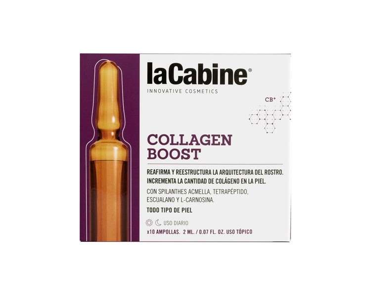 La Cabine Collagen Boost 10 Ampoules of 2ml - Pack of 10