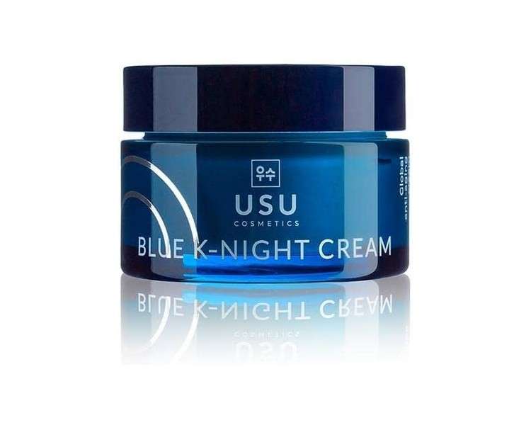 Blue K-Night Anti-Ageing Face Cream 50ml Helps Combat Signs of Premature Ageing - Suitable for All Skin Types - USU Cosmetics
