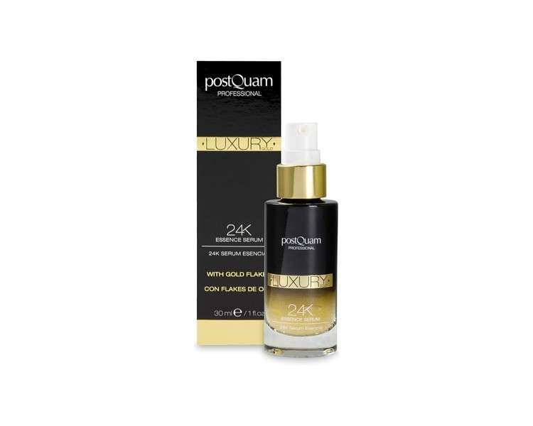 Postquam Luxury Gold 24K Serum with Moisturizing and Tensor Effect and Hyaluronic Acid for all Skin Types 30ml