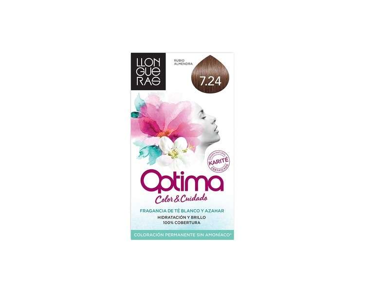 Llongueras Optima Hair Colour 7.24 Almond Blond