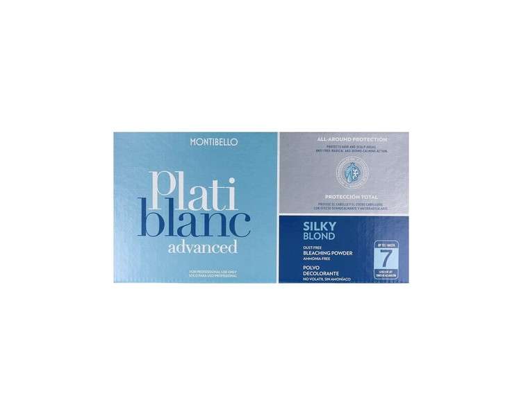 Montibello Plati Blanc Advanced Silky Blond Dust-Free Bleaching Powder 500g