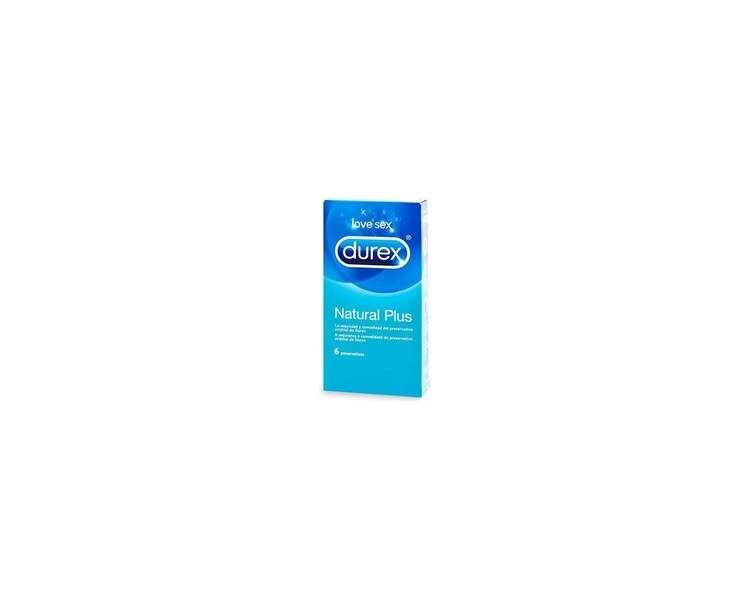 Durex Natural Plus Condoms 6 Units