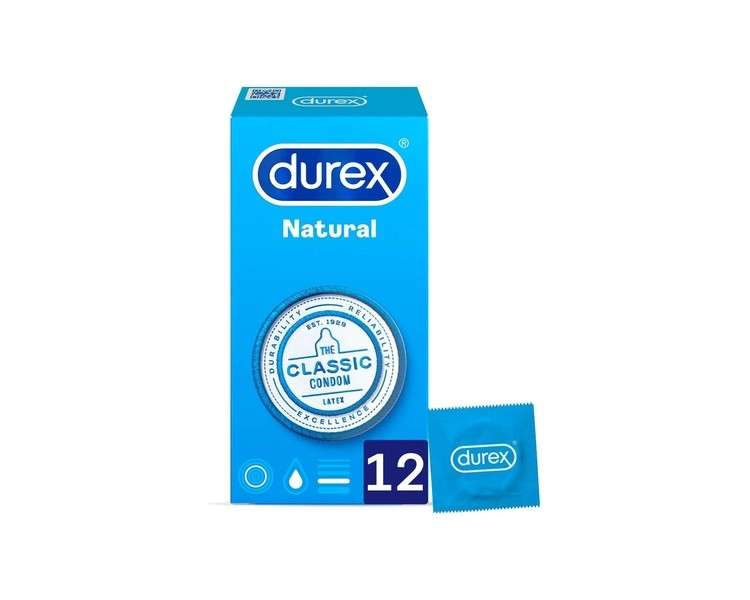 Durex Original Natural Condoms 12 Condoms