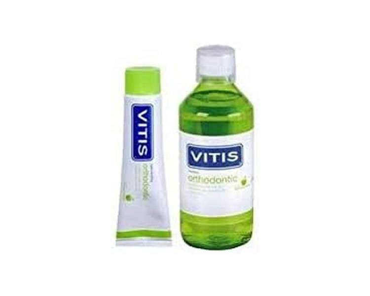 Vitis Orthod Pack Toothpaste 100g and Mouthwash 500ml