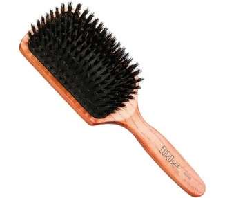 Eurostil Fuelle Rectangular Boar Bristle Wooden Hair Brush 1 Unit