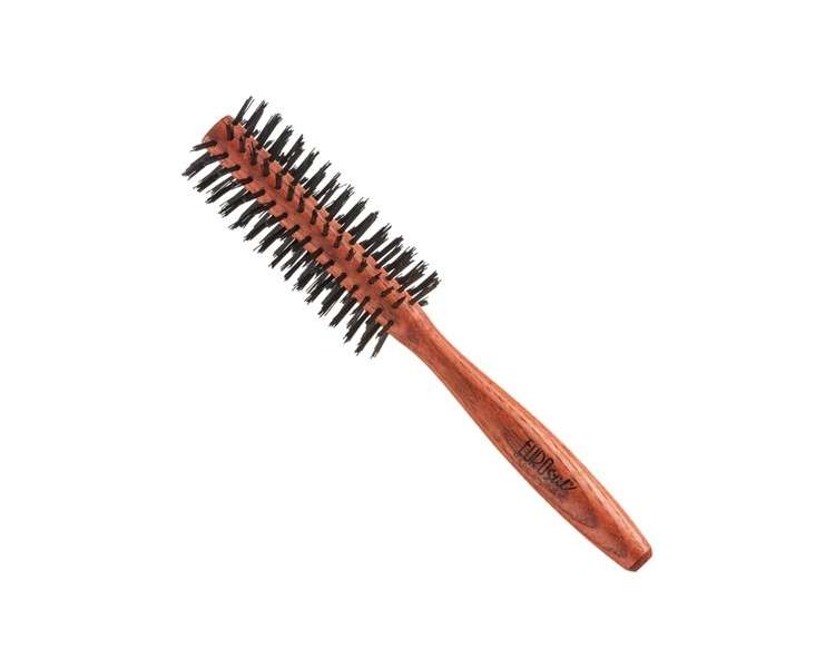 Eurostil Circular Wooden Brush with Nylon Bristles 15mm