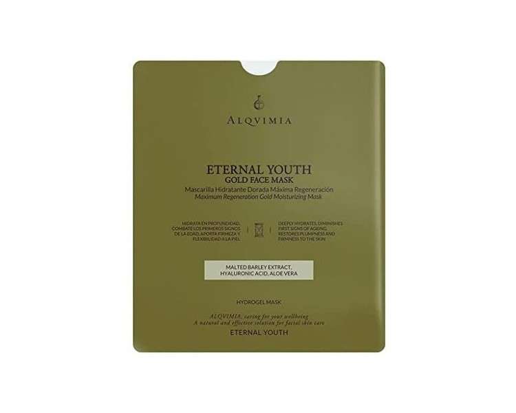 Alqvimia 1235-221 Eternal You Oro Face Mask 1 Piece, Plastic