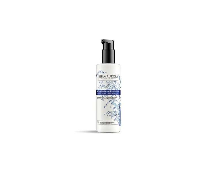 Bella Aurora Anti Pigmentation Face Cleansing Gel and Reduction of Pigment Spots Age Spots & Skin Impurities 200ml Almond