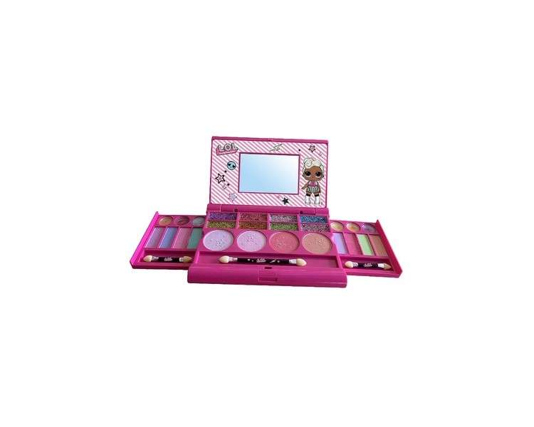 LOL Surprise Lorenay Palette Makeup 8 Shimmering Shadows 21 Color Glosses with Mirror and Brushes - One Size