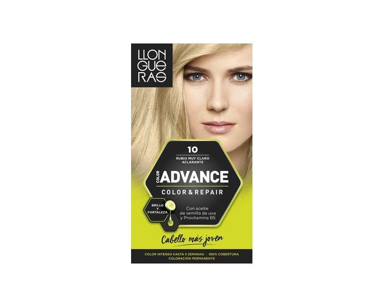 Llongueras Color Advance Hair Colour 10 Extra Clear Blonde