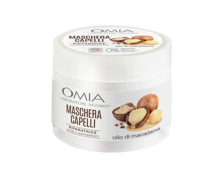 Omia Ecobio Macadamia Oil Hair Mask 250ml