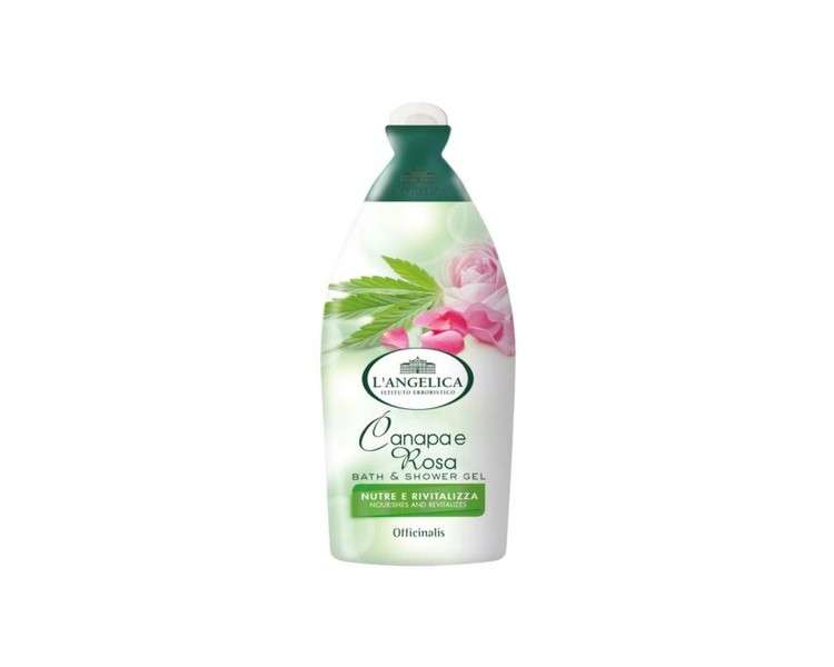 L'ANGELICA Hemp and Rose Body Wash 450ml