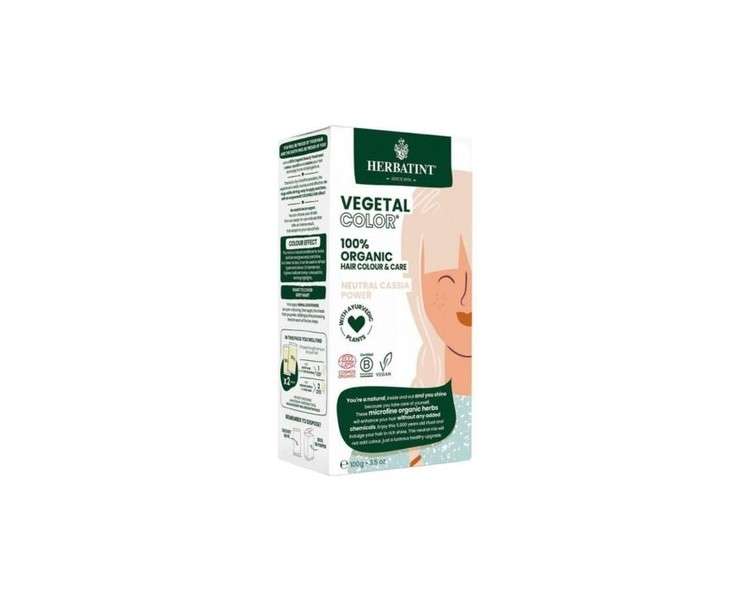 Herbatint Organic Neutral Cassia Power Vegetal Colour 100g