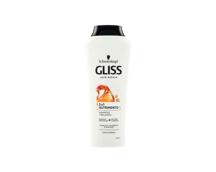 Testanera Gliss Shampoo 2 In 1 Nourishment 225ml