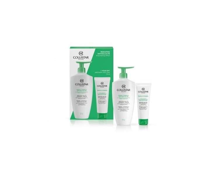 Collistar Thermal Anti-Cellulite Cream Set with Free Meso-Remodeling Treatment for Belly and Hips 75ml