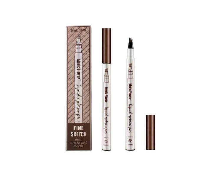 Music Flower Waterproof Eye Pen in Dark Chestnut