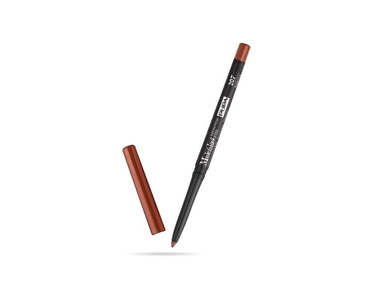 Pupa Milano Made To Last Definition Eyes 207 Deep Burgundy For Women 0.012Oz Eye Pencil