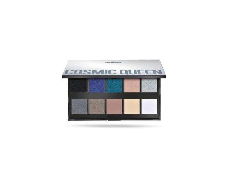 Pupa Milano Make Up Stories Eyeshadow Palette 004 Cosmic Queen 10-Shade Shadow Collection 0.63 oz Drama Queen