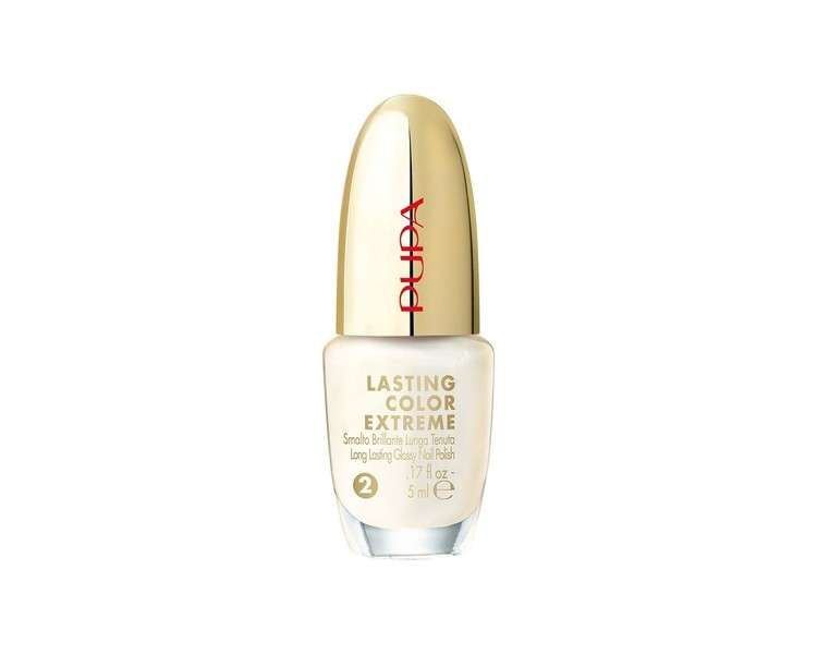 Pupa Lasting Color Extreme Nail Polish 011 Frosted White 5ml