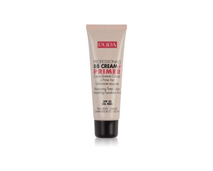 Pupa Professionals BB Cream + Primer For Oily To Combination Skin SPF20 50ml