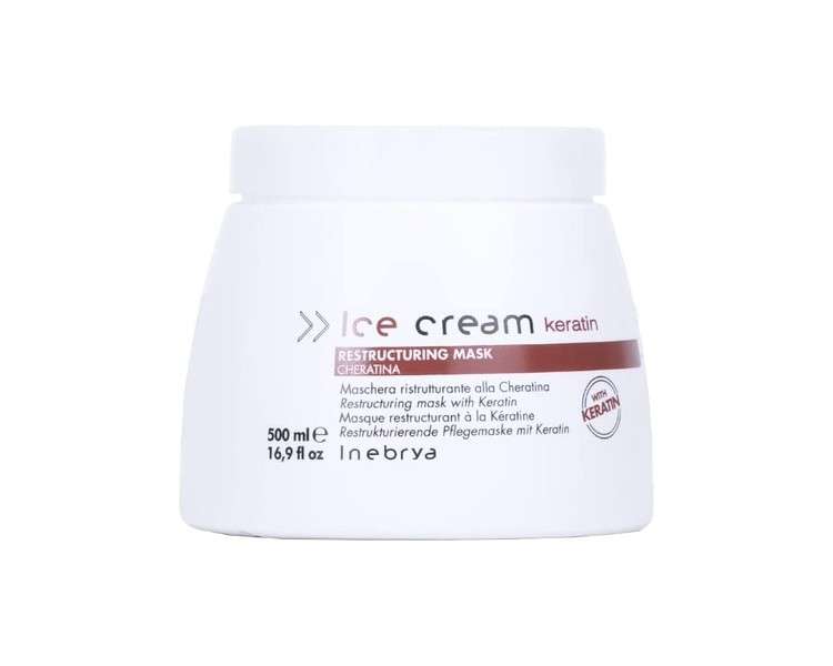 INEBRYA Ice Cream Keratin Restructuring Mask 500ml